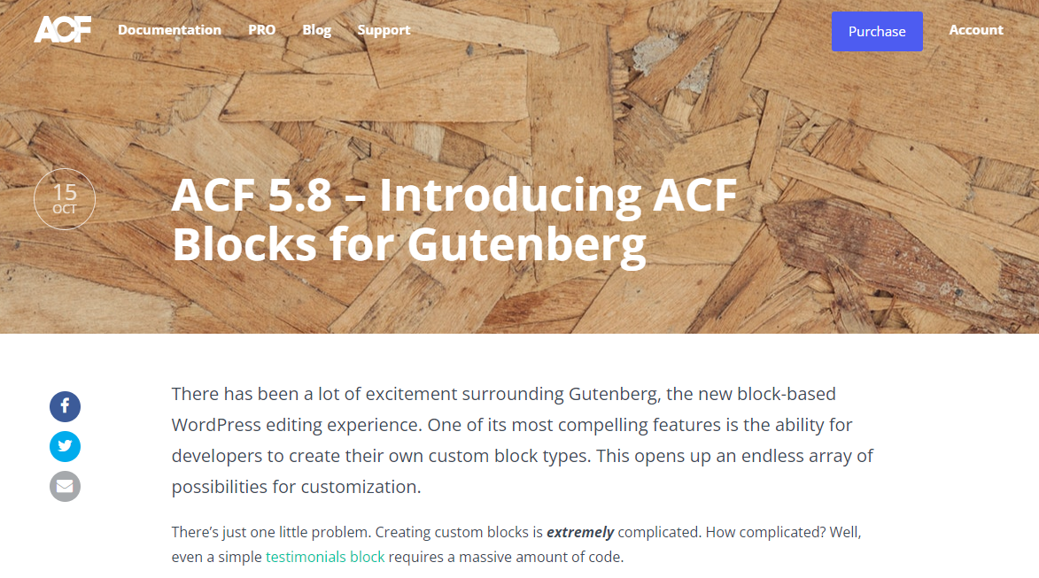 ACF Gutenberg